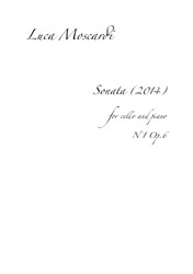 Cello Sonata No.1 (2014)